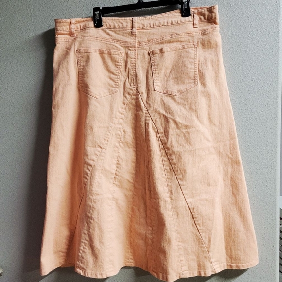 Jessica London Full Denim Skirt - Picture 5 of 8